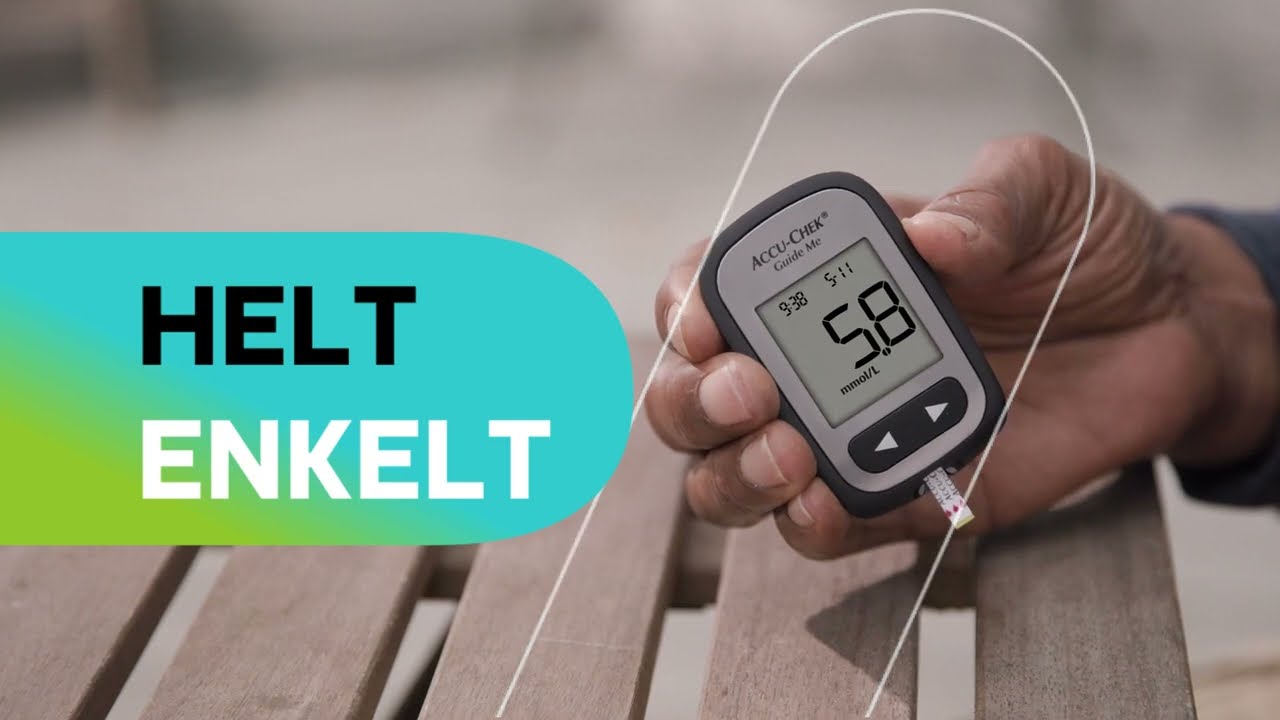 Accu-Chek Guide Me blodsukkerapparat for en enklere og mer effektiv blodsukkermåling!
