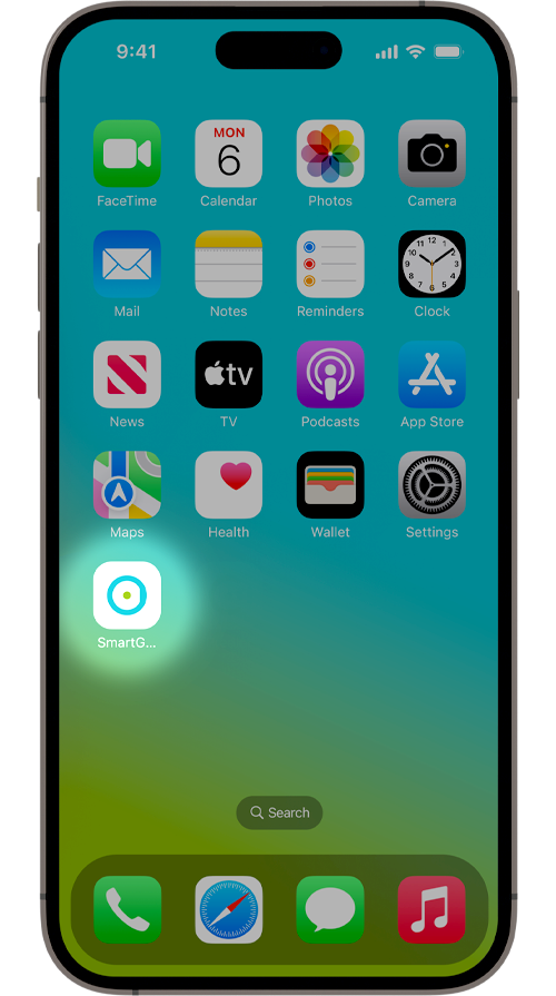 Skjermbilde av nedlastingssiden for SmartGuide-appen i appbutikken.